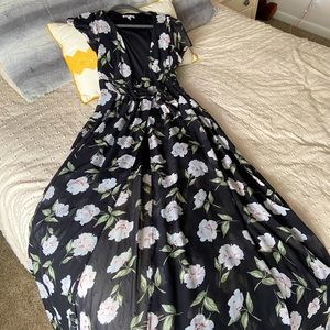 Charlotte Russe floor length floral dress